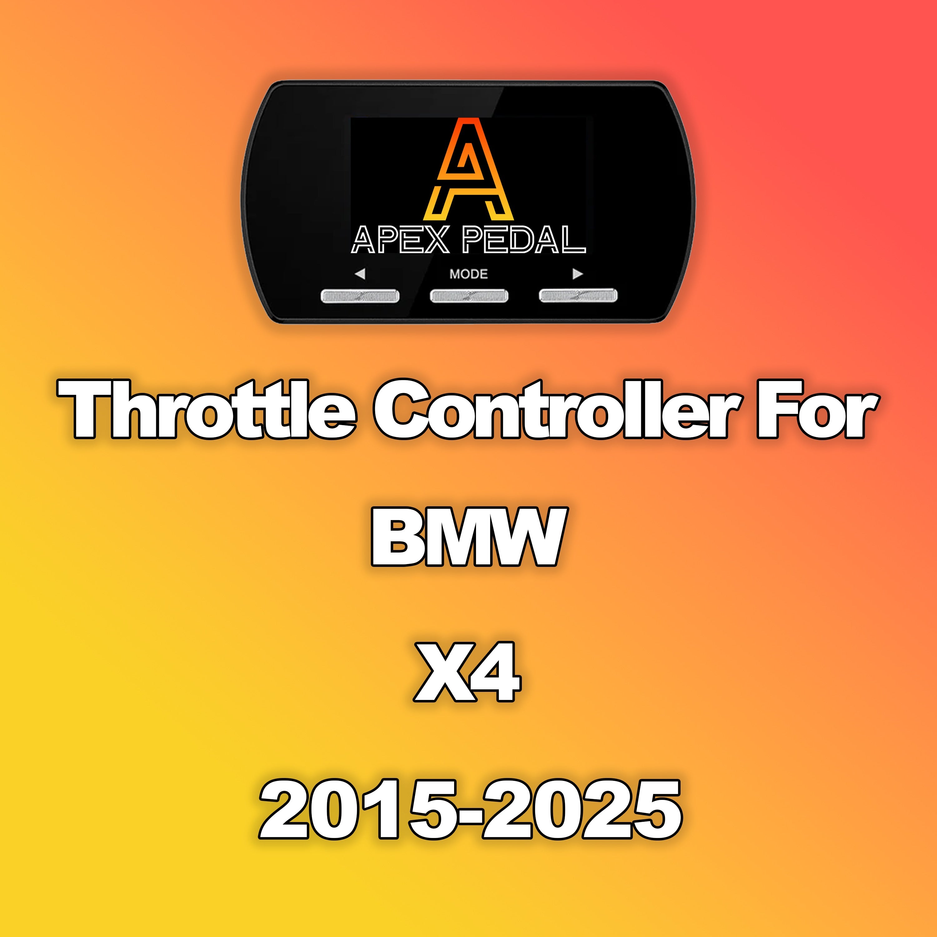 BMW X4 ApexPedal Throttle Controller 2015-2025