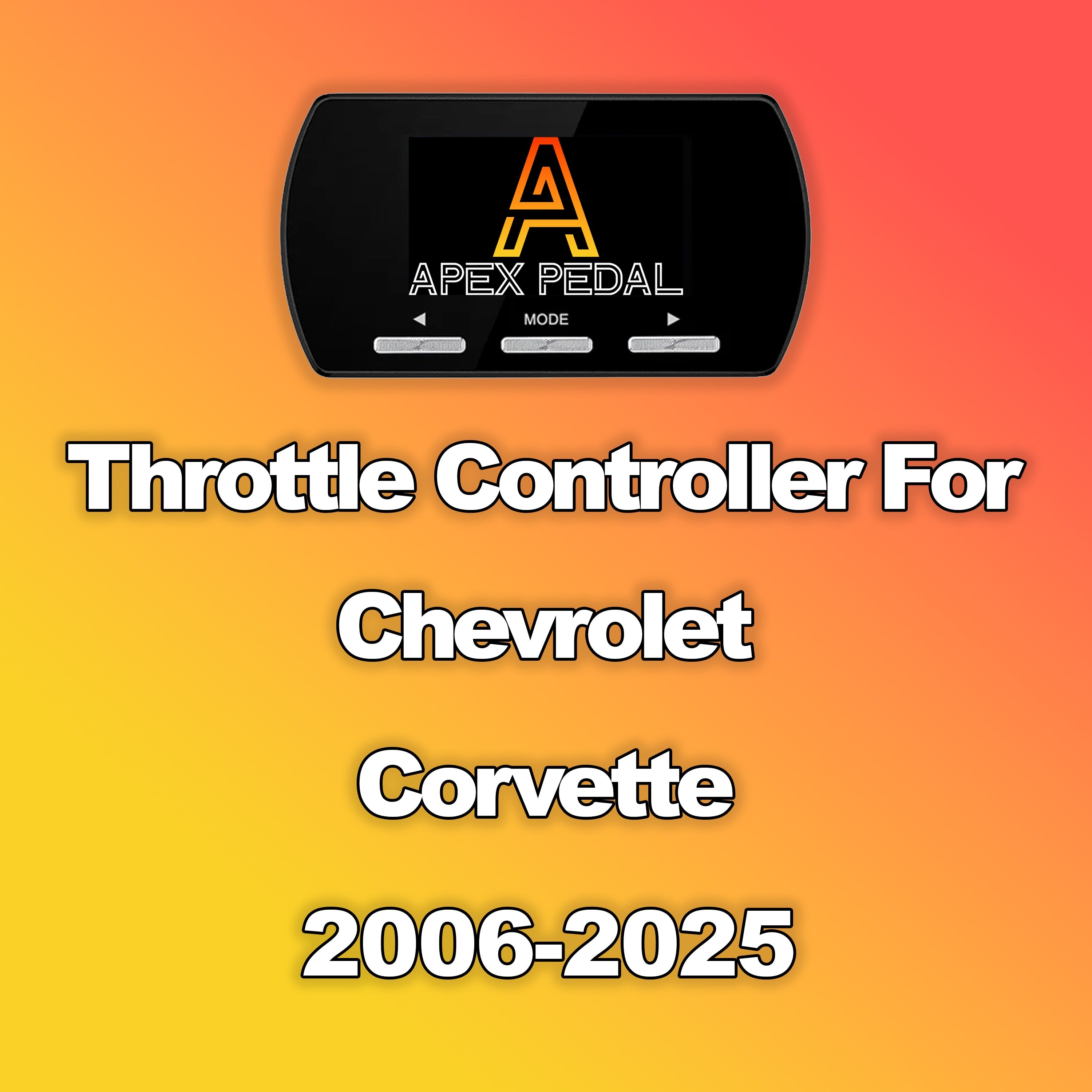 Chevrolet Corvette ApexPedal Throttle Controller 2006-2025