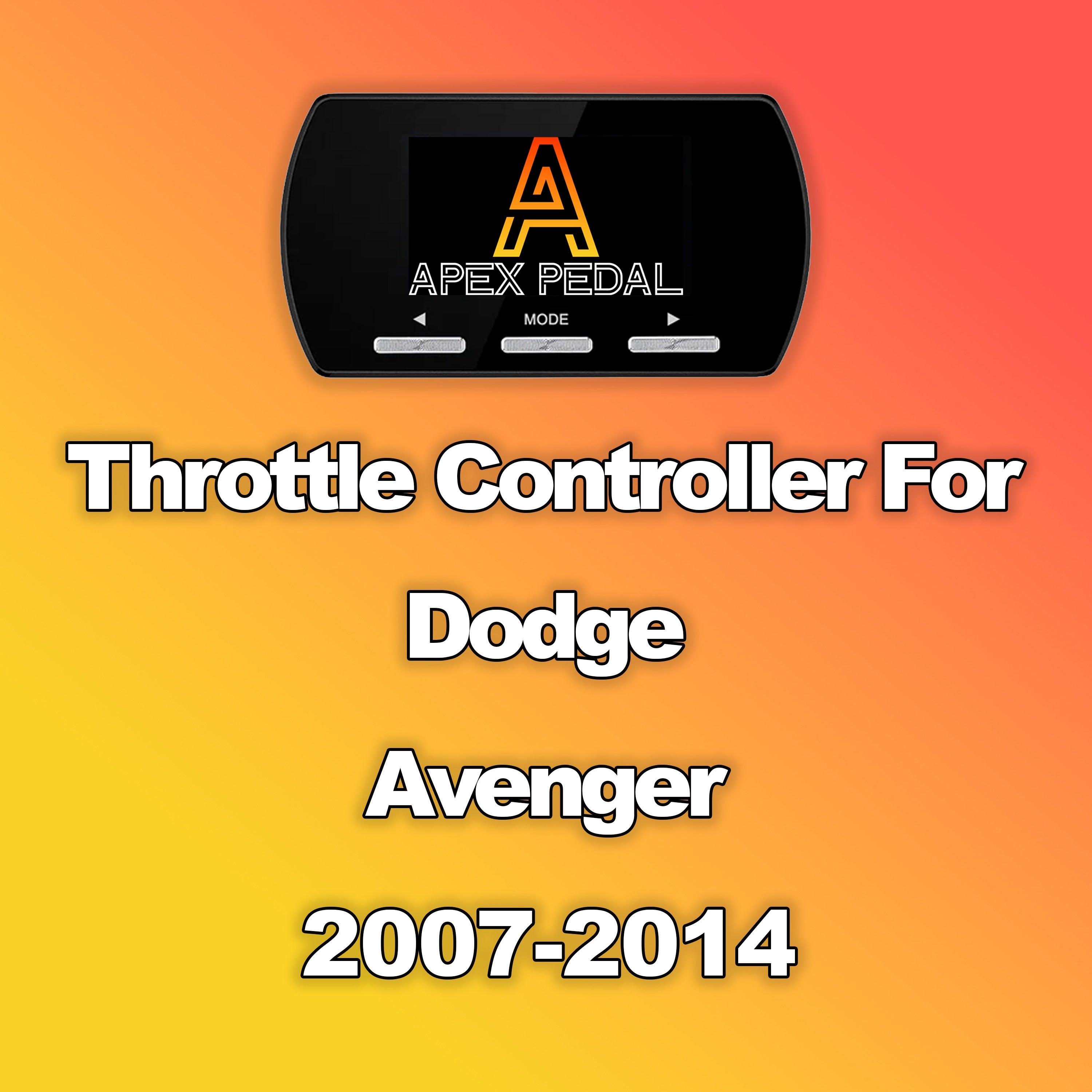 Dodge Avenger ApexPedal Throttle Controller 2007-2014