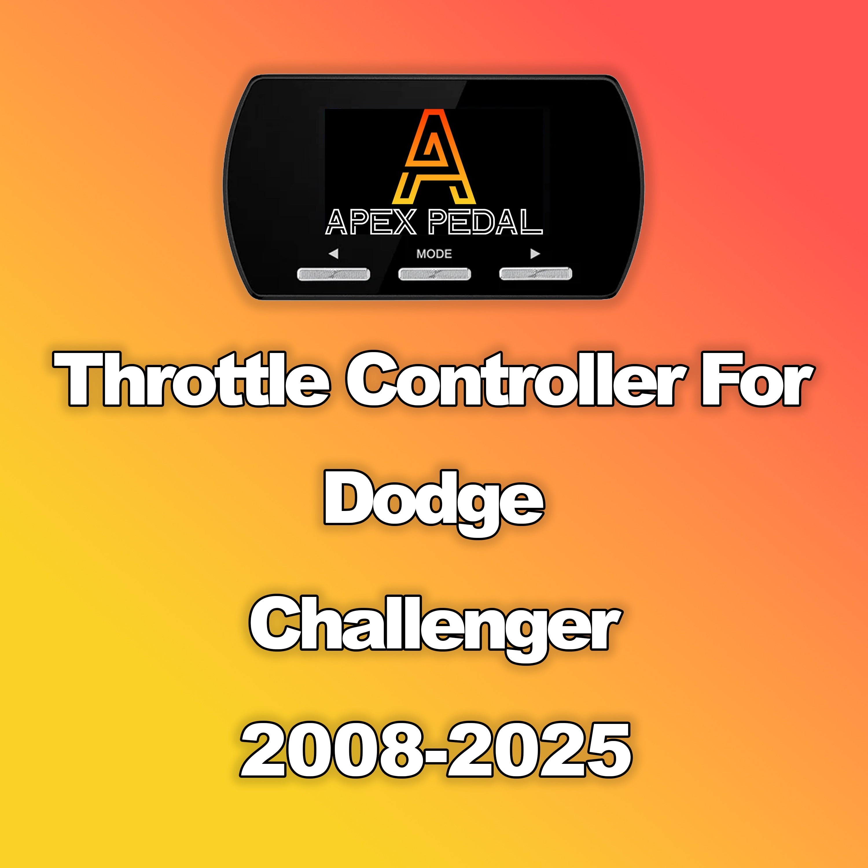 Dodge Challenger ApexPedal Throttle Controller 2008-2025