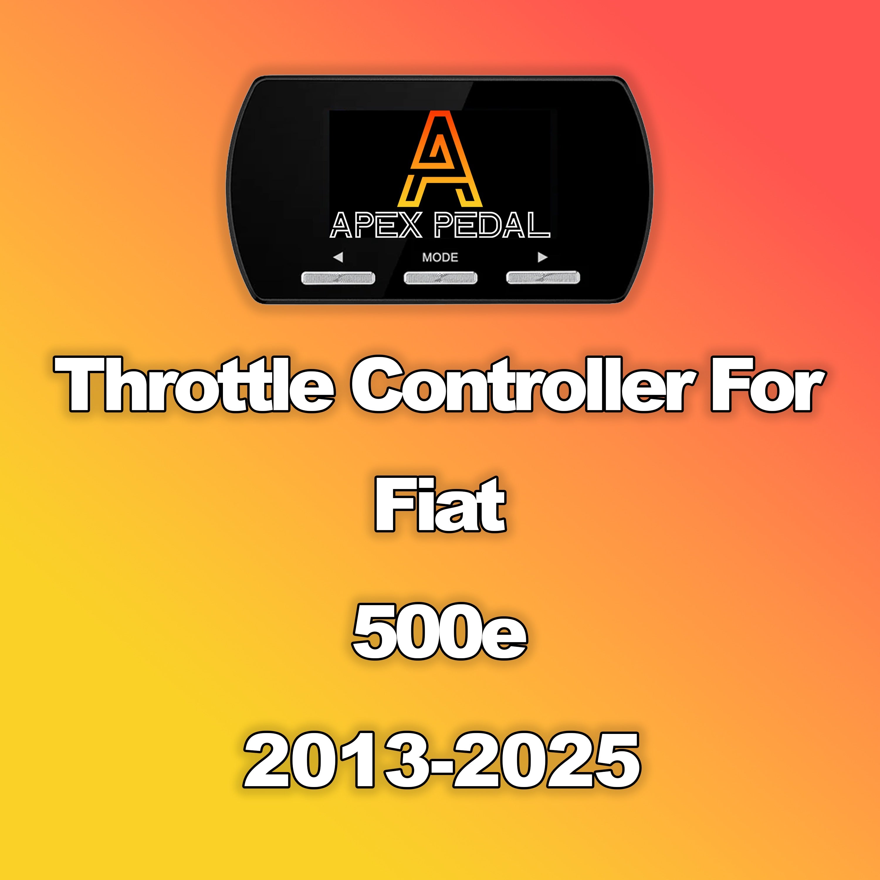 Fiat 500e ApexPedal Throttle Controller 2013-2025