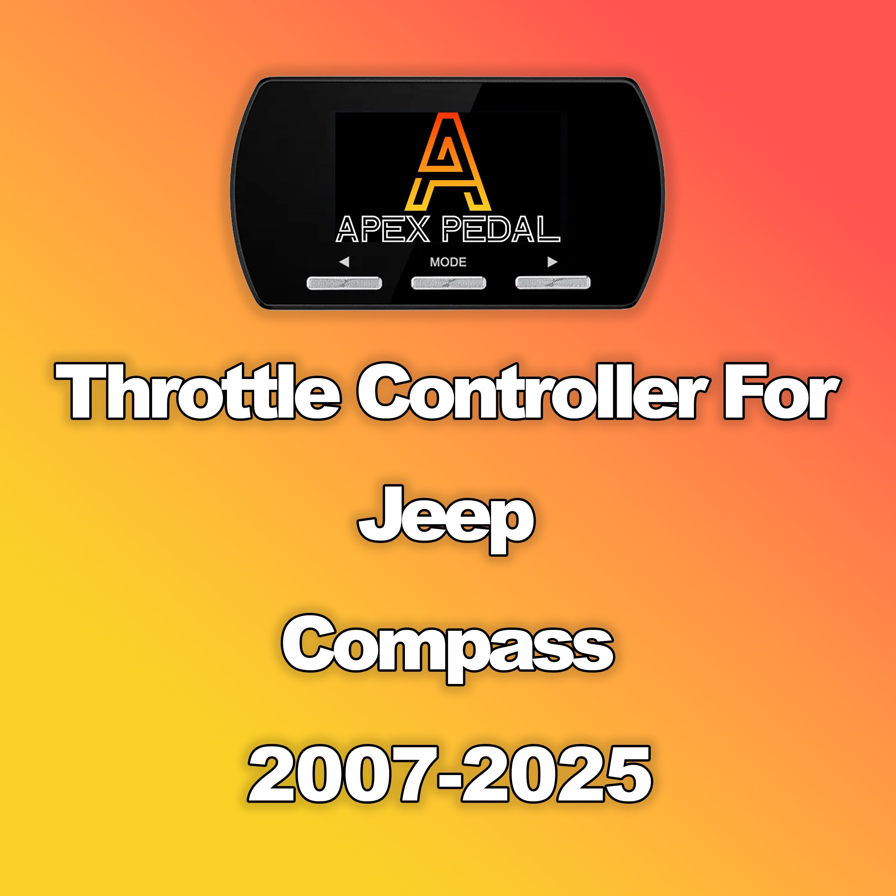 Jeep Compass ApexPedal Throttle Controller 2007-2025
