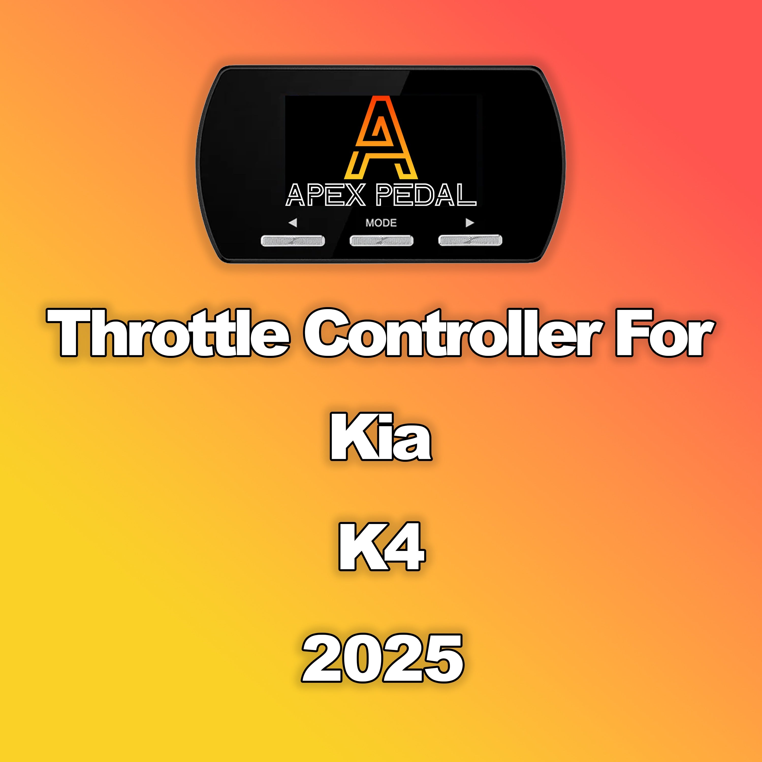 Kia K4 ApexPedal Throttle Controller 2025