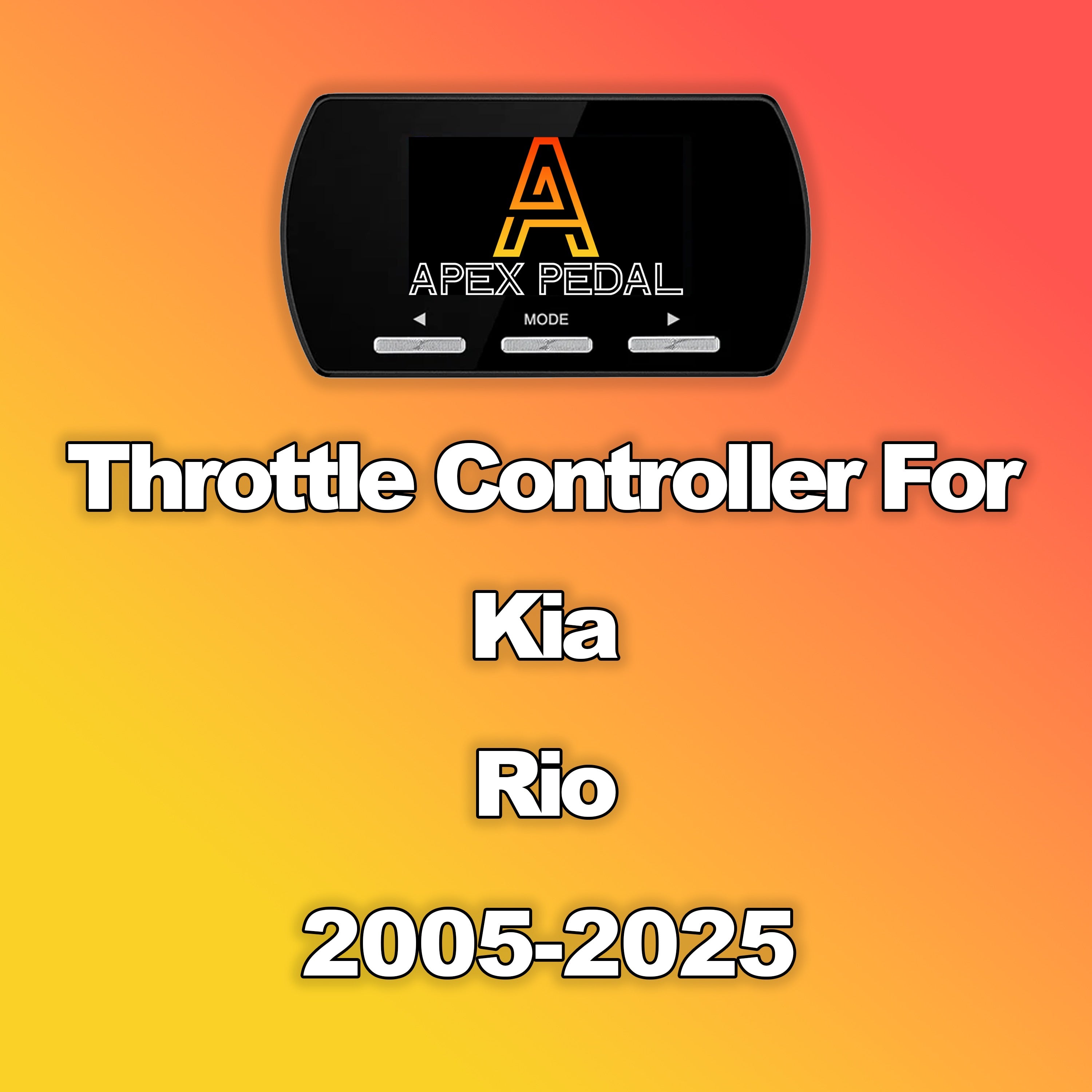 Kia Rio ApexPedal Throttle Controller 2005-2025