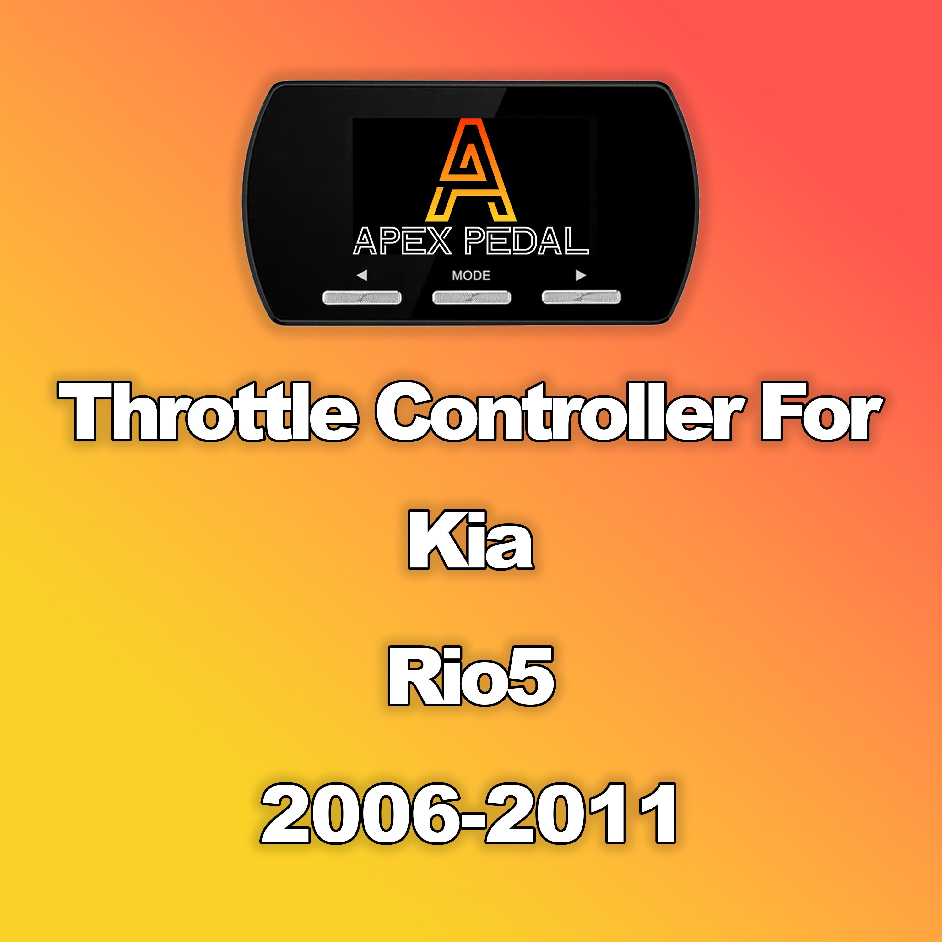Kia Rio5 ApexPedal Throttle Controller 2006-2011