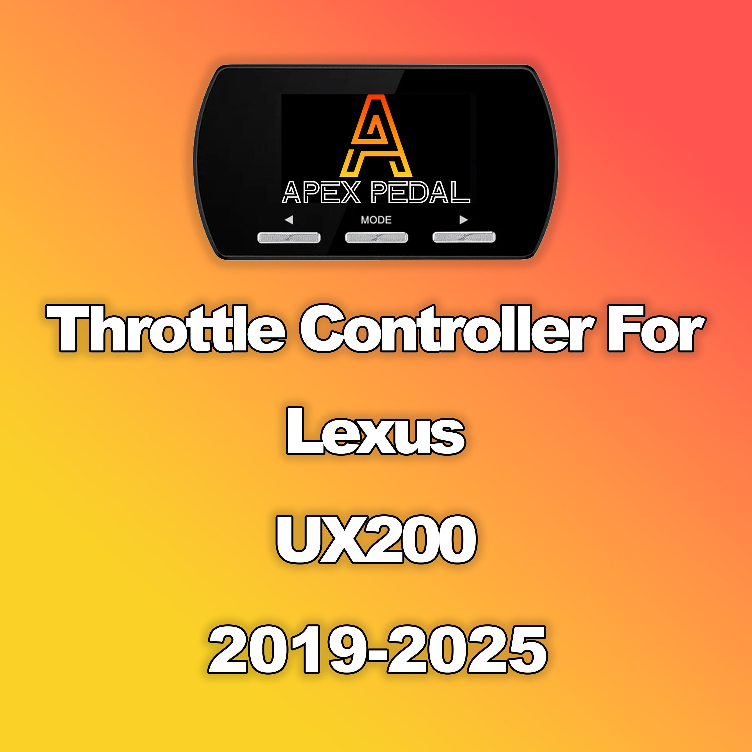 Lexus UX200 ApexPedal Throttle Controller 2019-2025