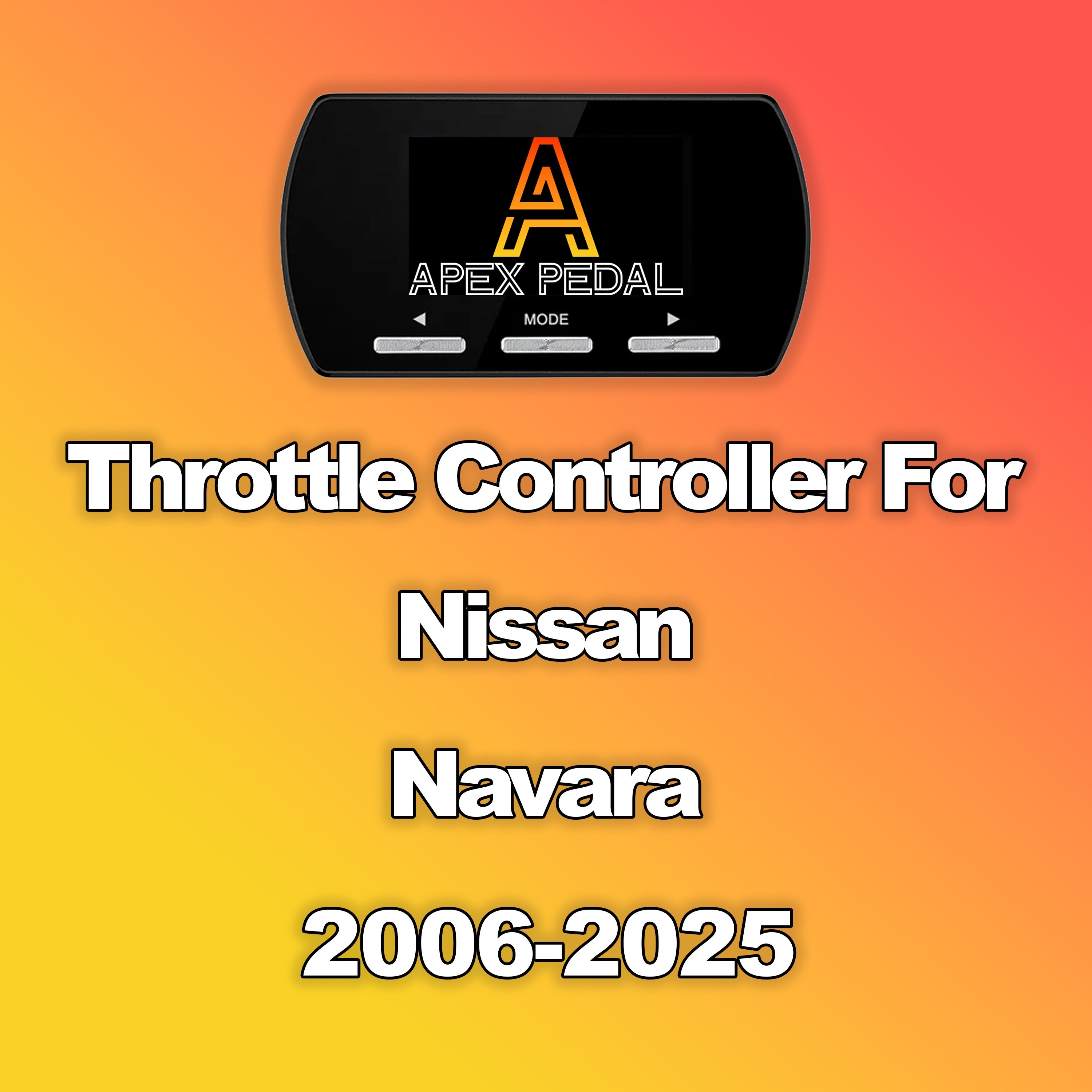 Nissan Navara ApexPedal Throttle Controller 2006-2025