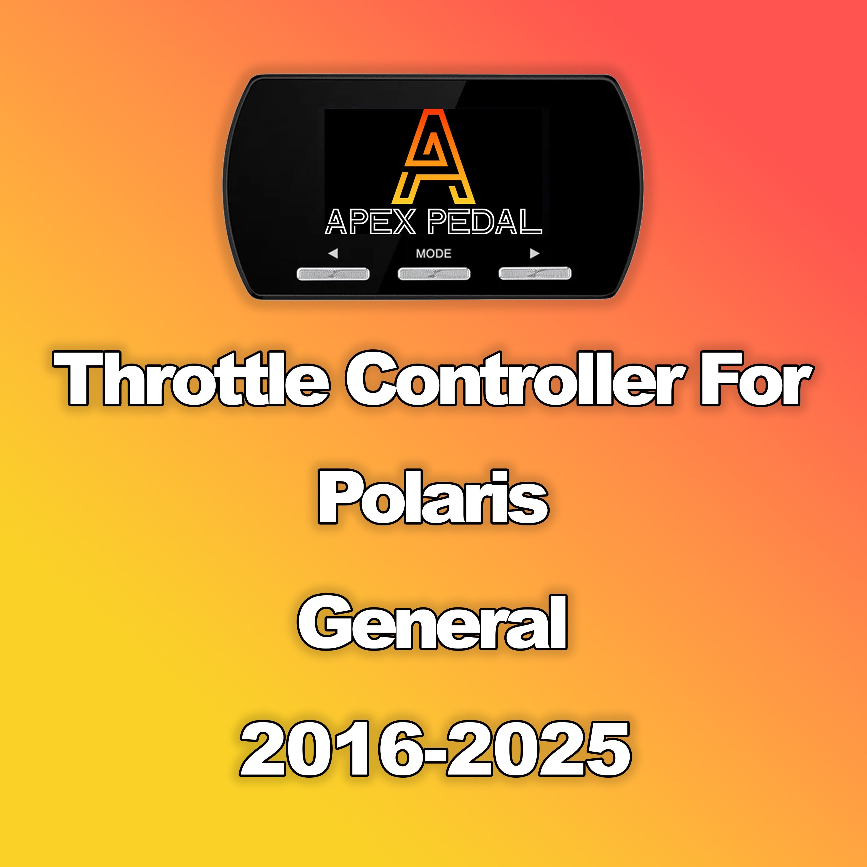 Polaris General ApexPedal Throttle Controller 2016-2025