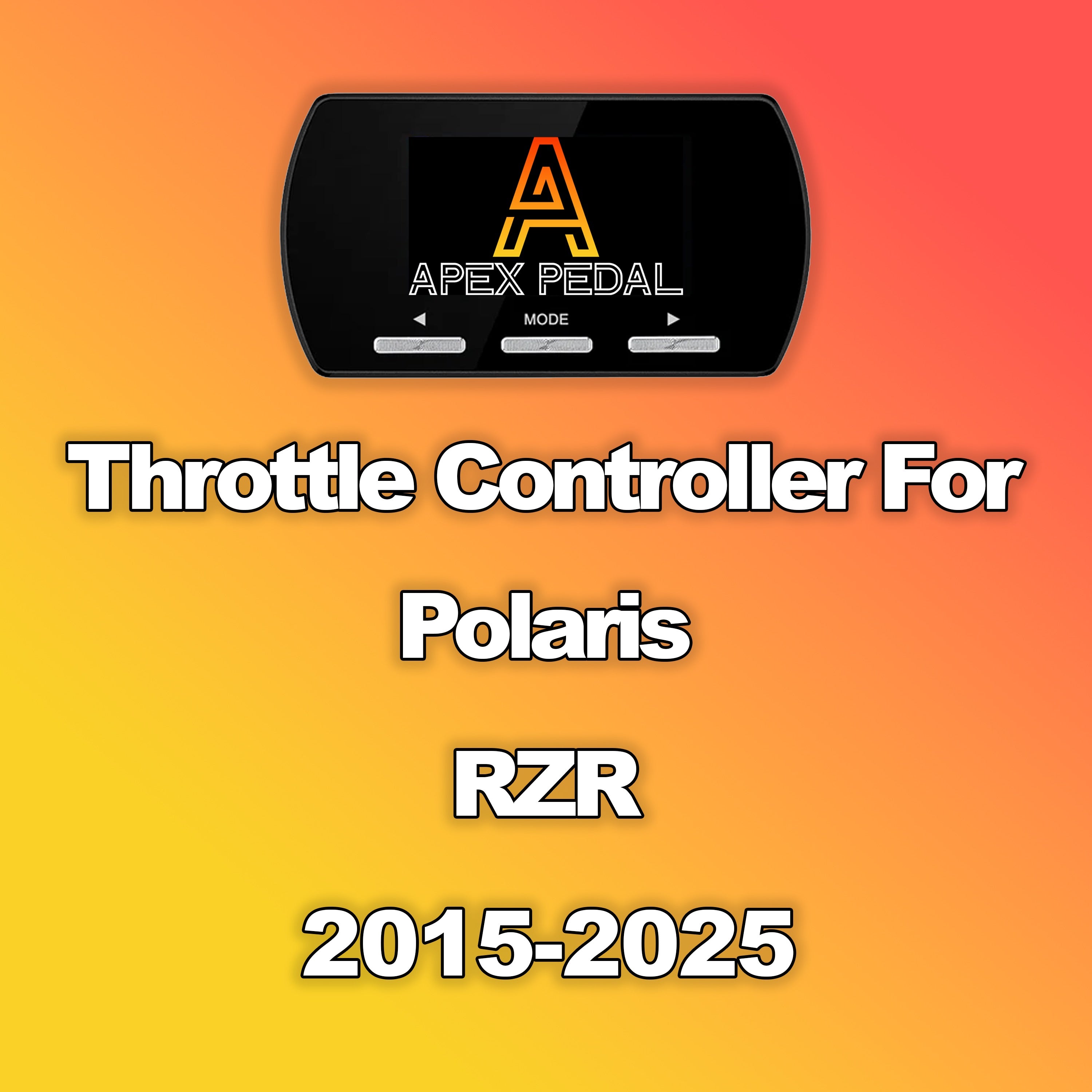 Polaris RZR ApexPedal Throttle Controller 2015-2025