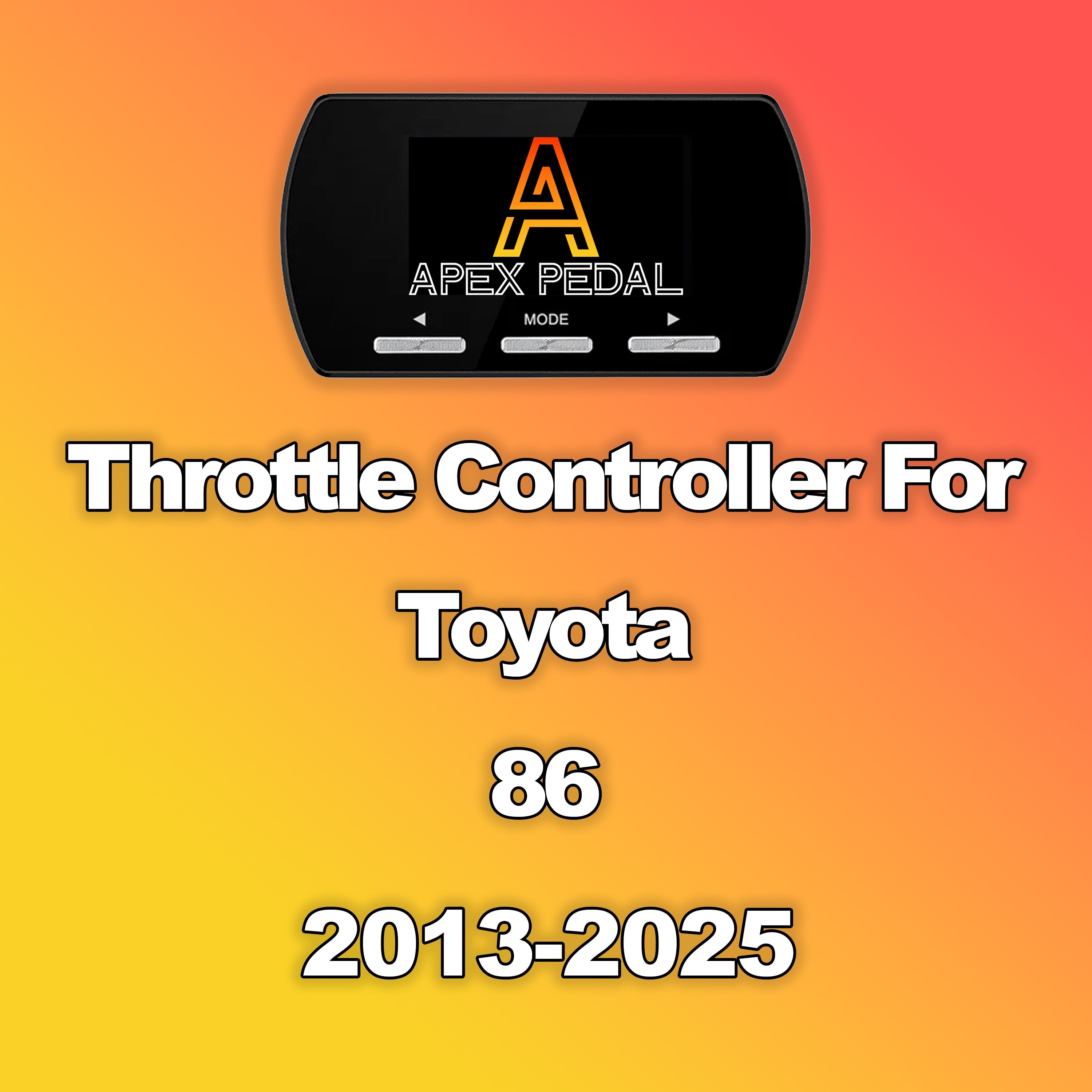 Toyota 86 ApexPedal Throttle Controller 2013-2025