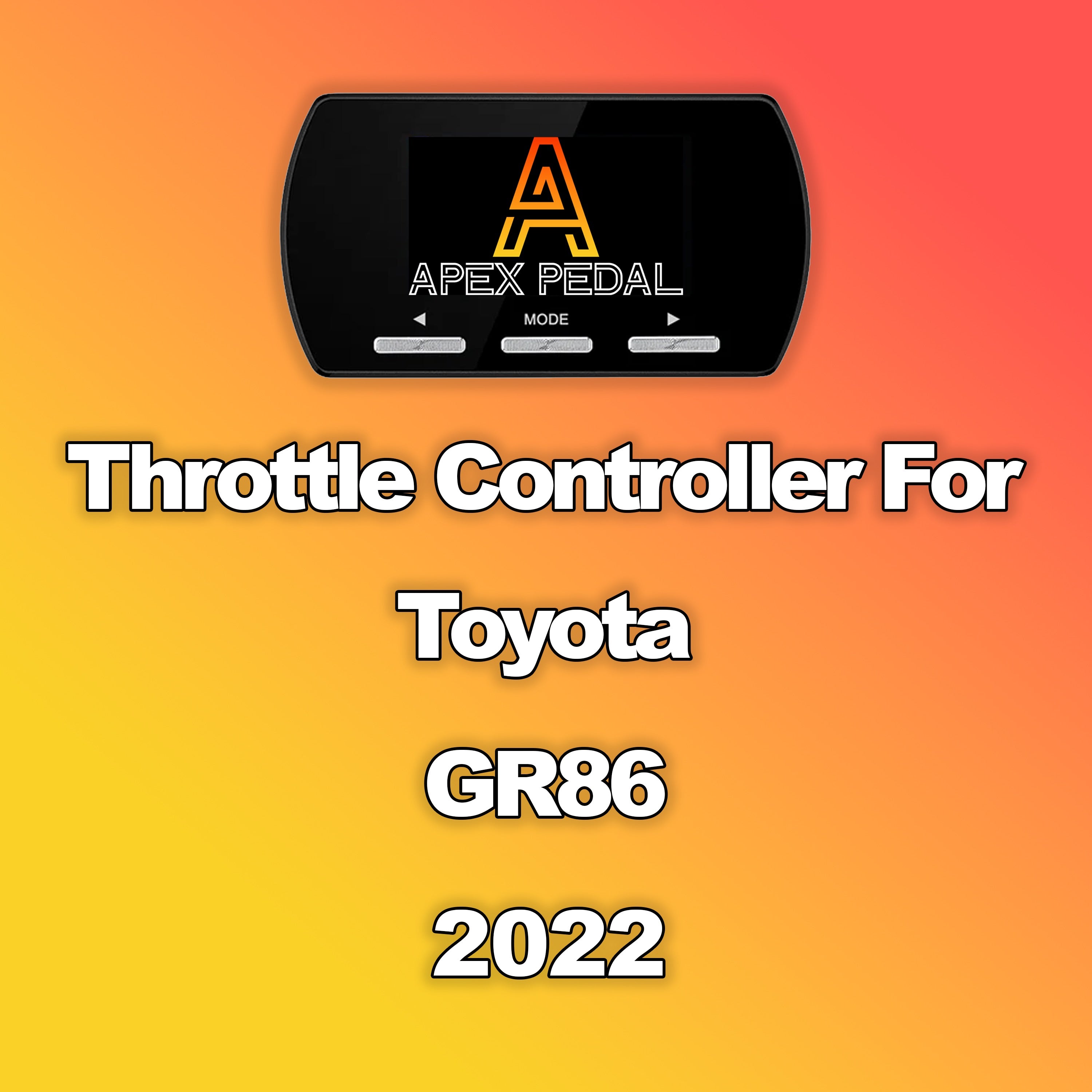 Toyota GR86 ApexPedal Throttle Controller 2022