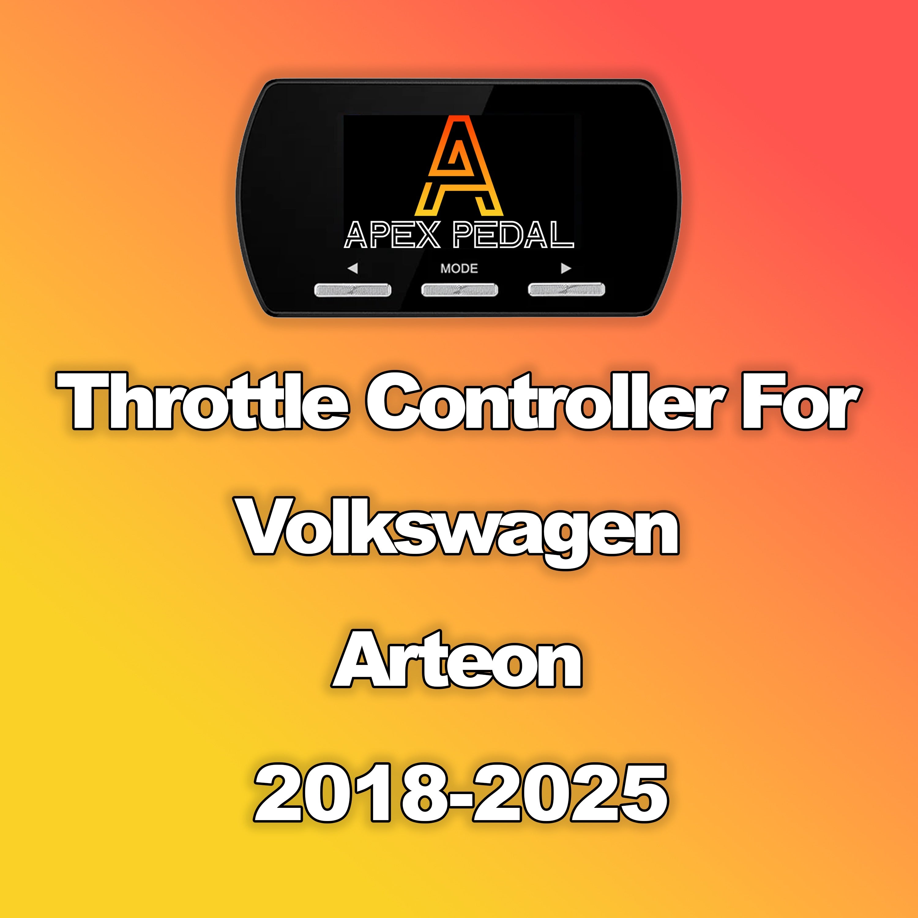 Volkswagen Arteon ApexPedal Throttle Controller 2018-2025